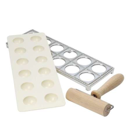 PLACA 12MOLDES RED.3CM RAVIOLI C/ROLO